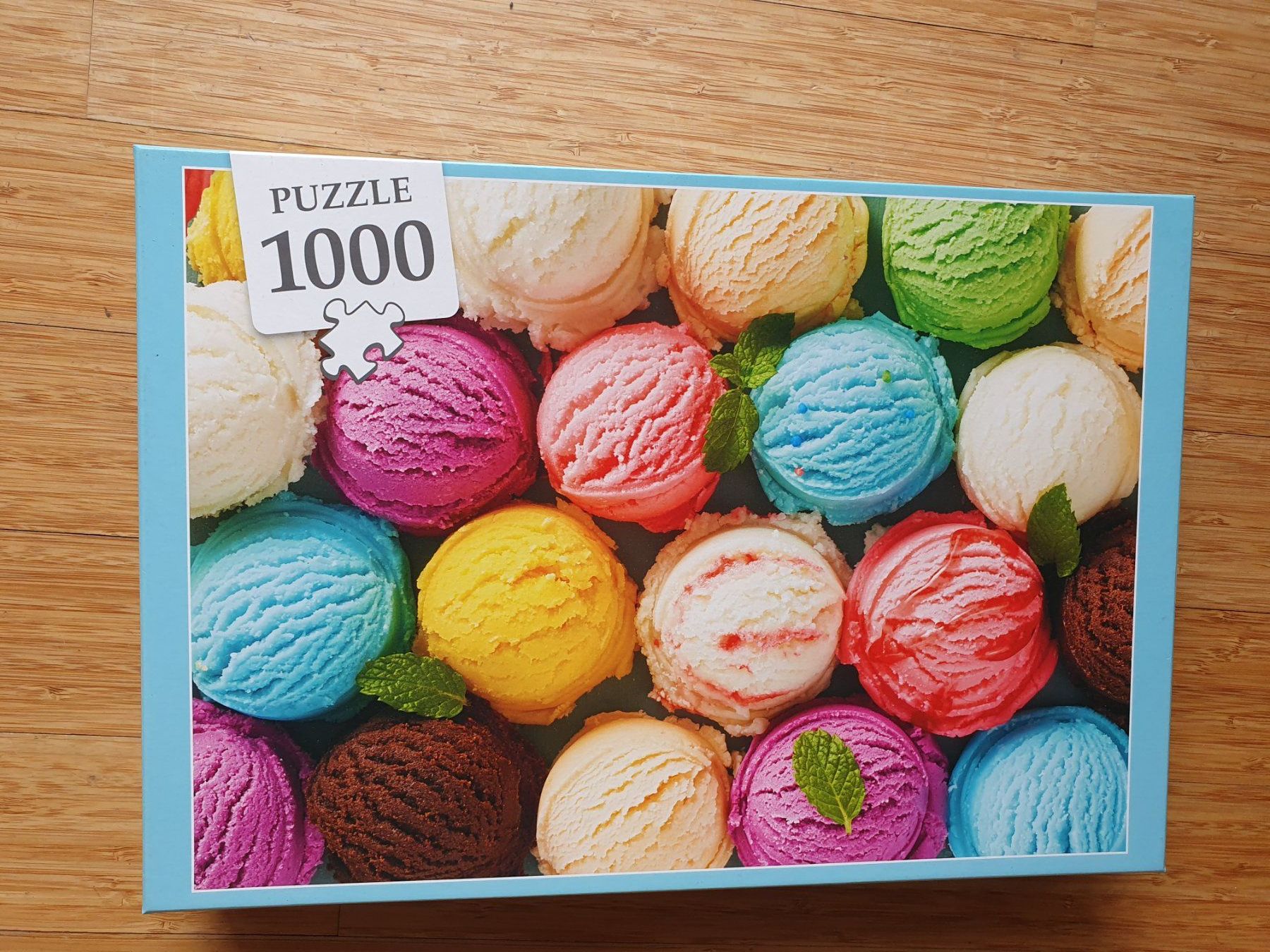 Puzzle: Puzzle, 1000-teilig, Sujet Glacekugeln – Usato da Männedorf venduto da smarties870
