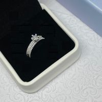 Moissanite Stapelring Set, 0.5 ct - Gr. 58 Zertifikat