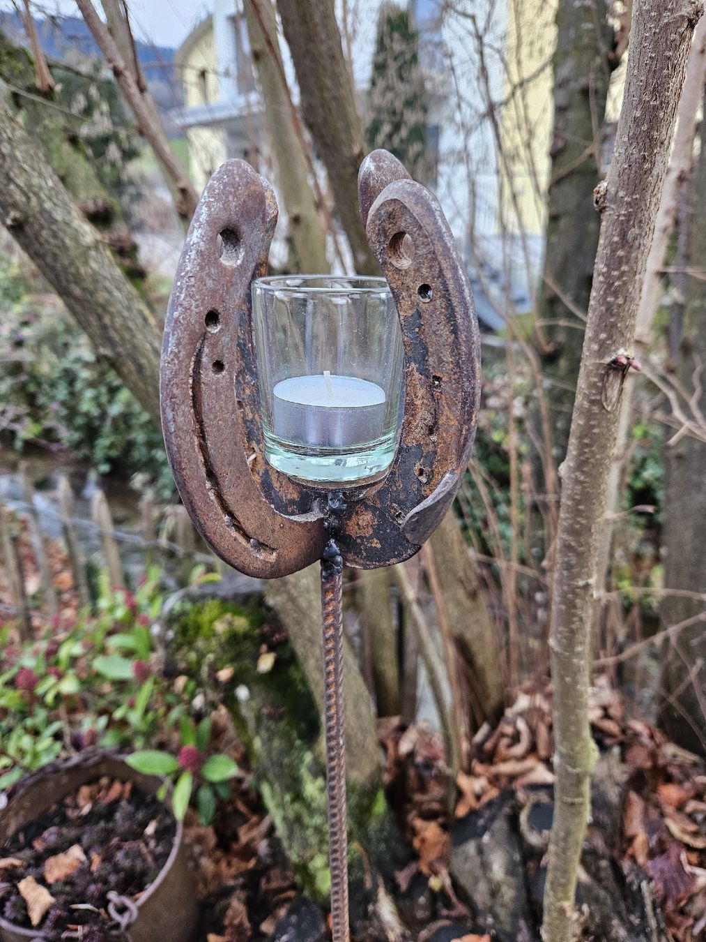 Tutte le decorazioni: Windlicht Gartendeko Hufeisen – Nuovo e nell'imballaggio originale da Altendorf venduto da egi83 1