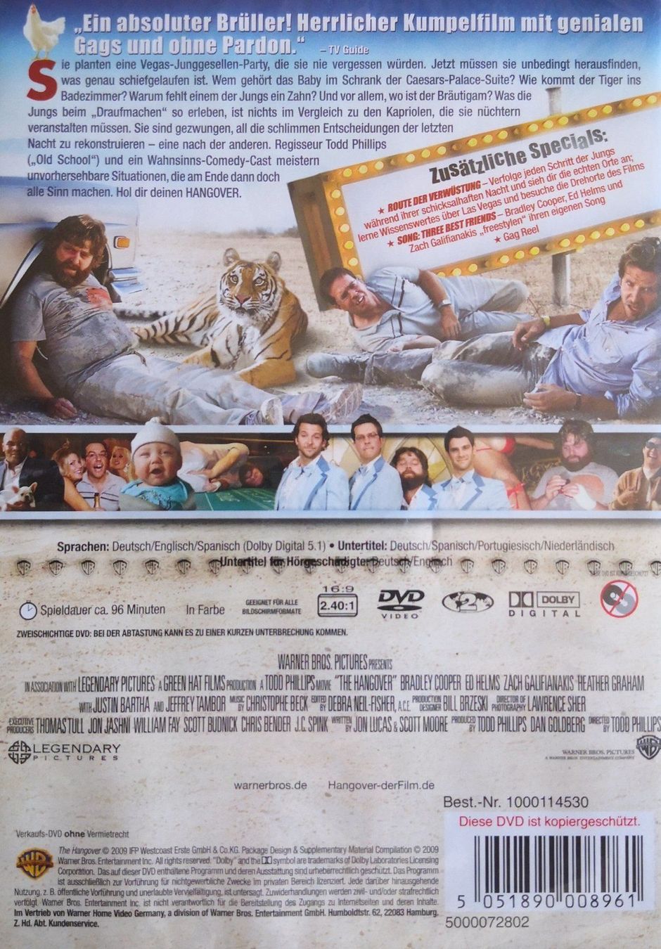 Tutti i DVDs: HANGOVER - DVD - OVP – Usato da Greifensee venduto da scharmant 1