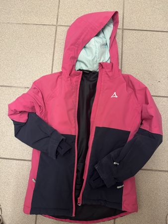 Schöffel Skijacke Mädchen Grösse 140 pink dunkelblau