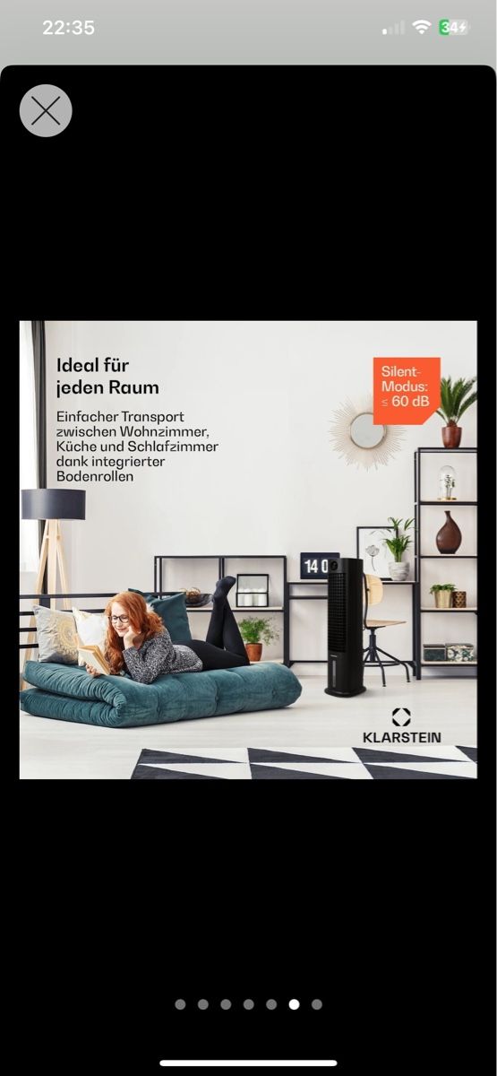 Klimageräte: Klarstein Skytower Grand Smart Luftkühler 4-in-1 – Gebraucht aus Luzern von dls_5c7k 5