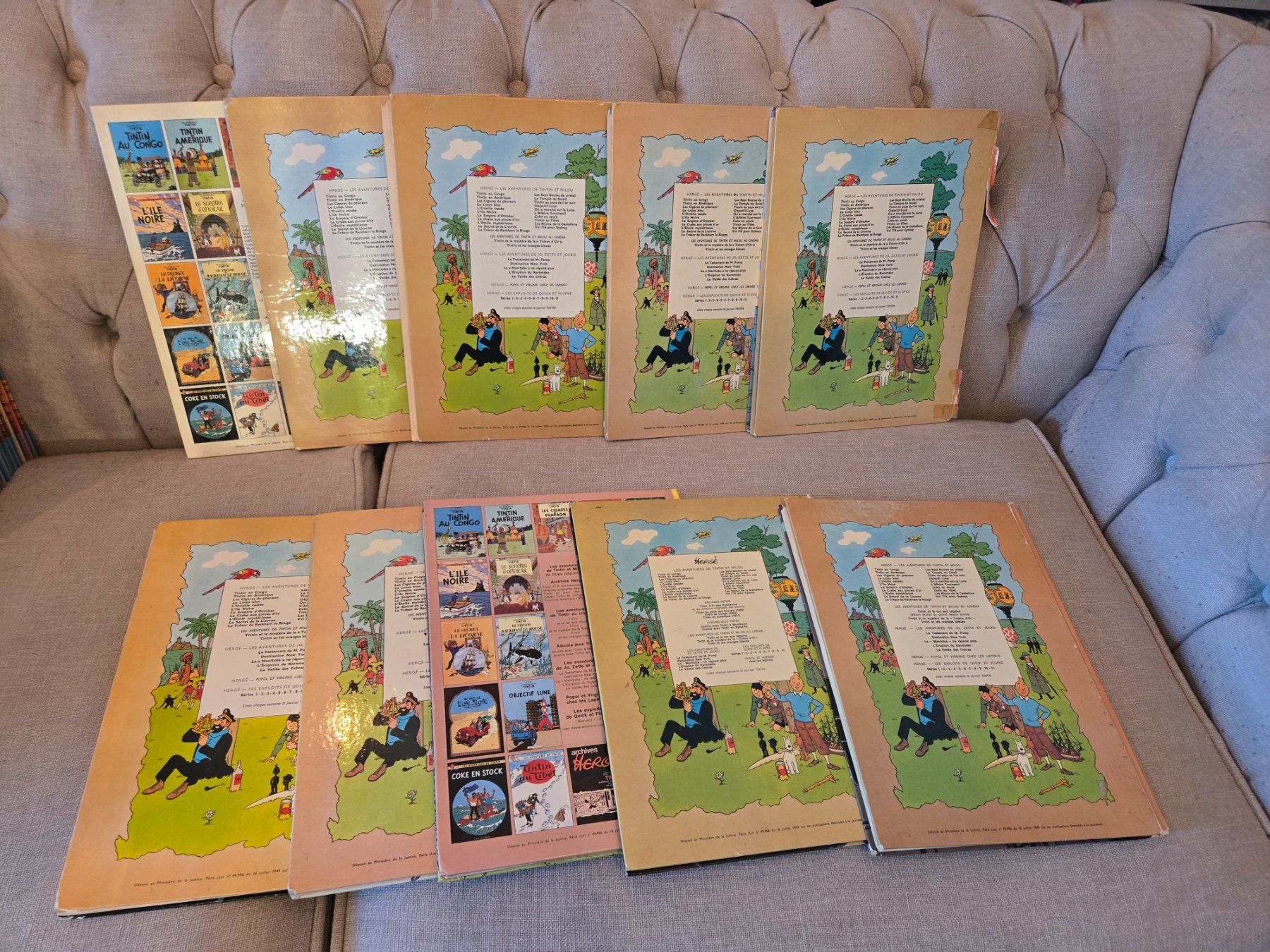 Fumetti: Lot de 10 anciens Tintin – Usato da Crémines venduto da Blakedrake 1