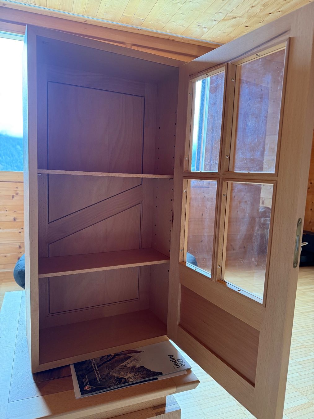 Vetrine: WandVitrine Glas Holz Buche – Usato da Pagig venduto da Erismann 1