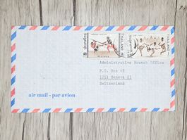 CL14 Enveloppe + Timbre Thaïlande 19xx