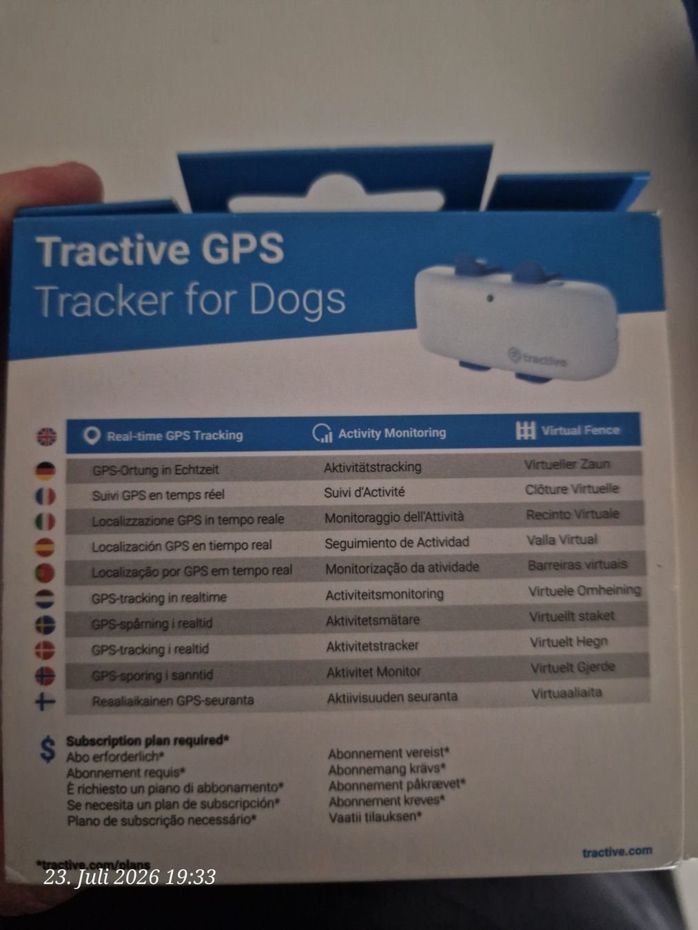 Altro in Accessori per animali: Tractive GPS Tracker für hunde – Nuovo (secondo la descrizione) da Frauenfeld venduto da Steiner0412 1