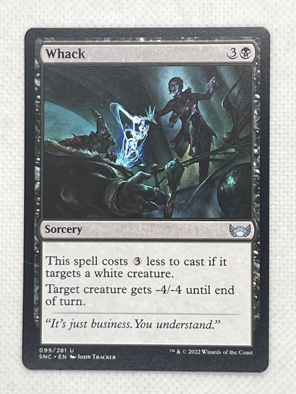 Magic The Gathering Cartes à collectionner: MTG Whack SNC 099 Englisch Uncommon – D'occasion à Hinterkappelen par Kim1992