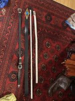 3 Damengürtel Set Anna Montana schwarz weiss gebraucht