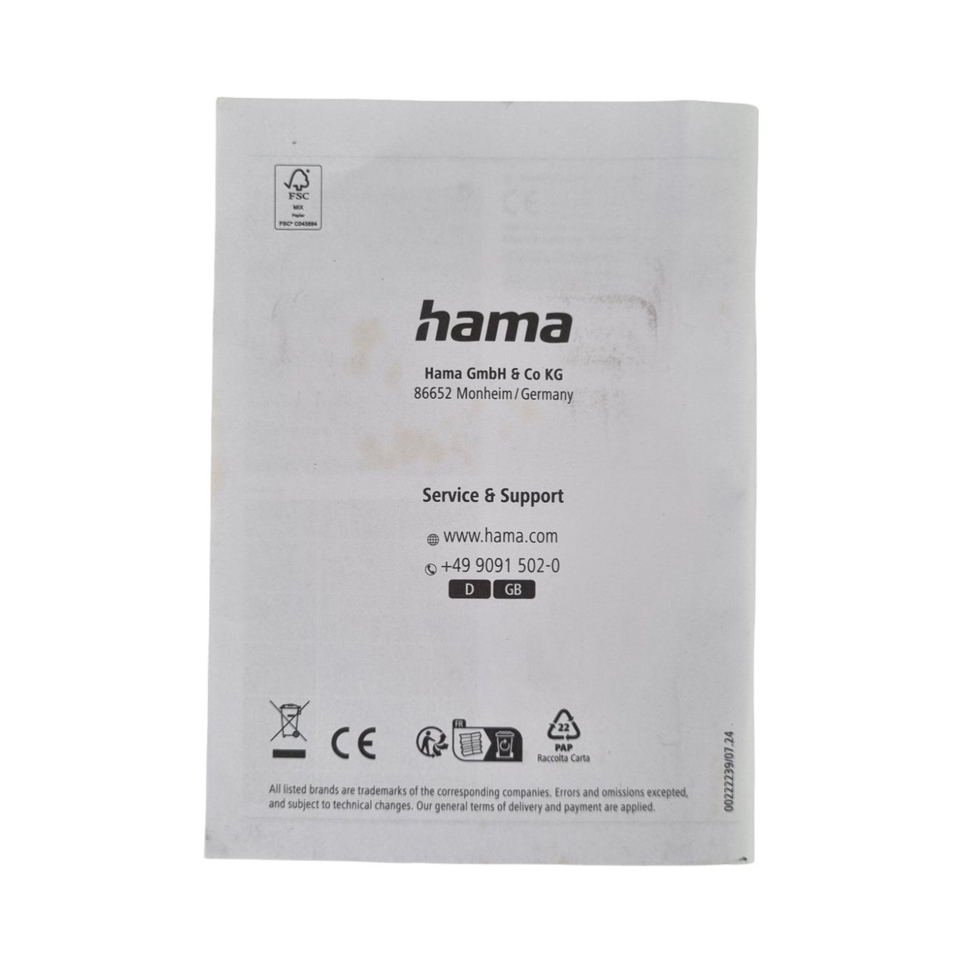 Hama Altro per la casa: HAMA Wetterstation – Nuovo (secondo la descrizione) da Wangen b. Olten venduto da Restwert_Wangen 3