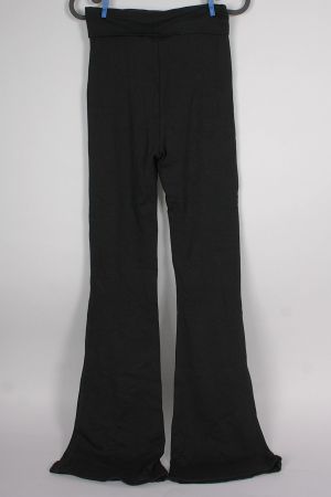 BERSHKA Stoffhose schwarz XS