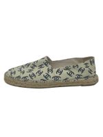Chanel Espadrille CC Logo Loafer EU 41 Beige