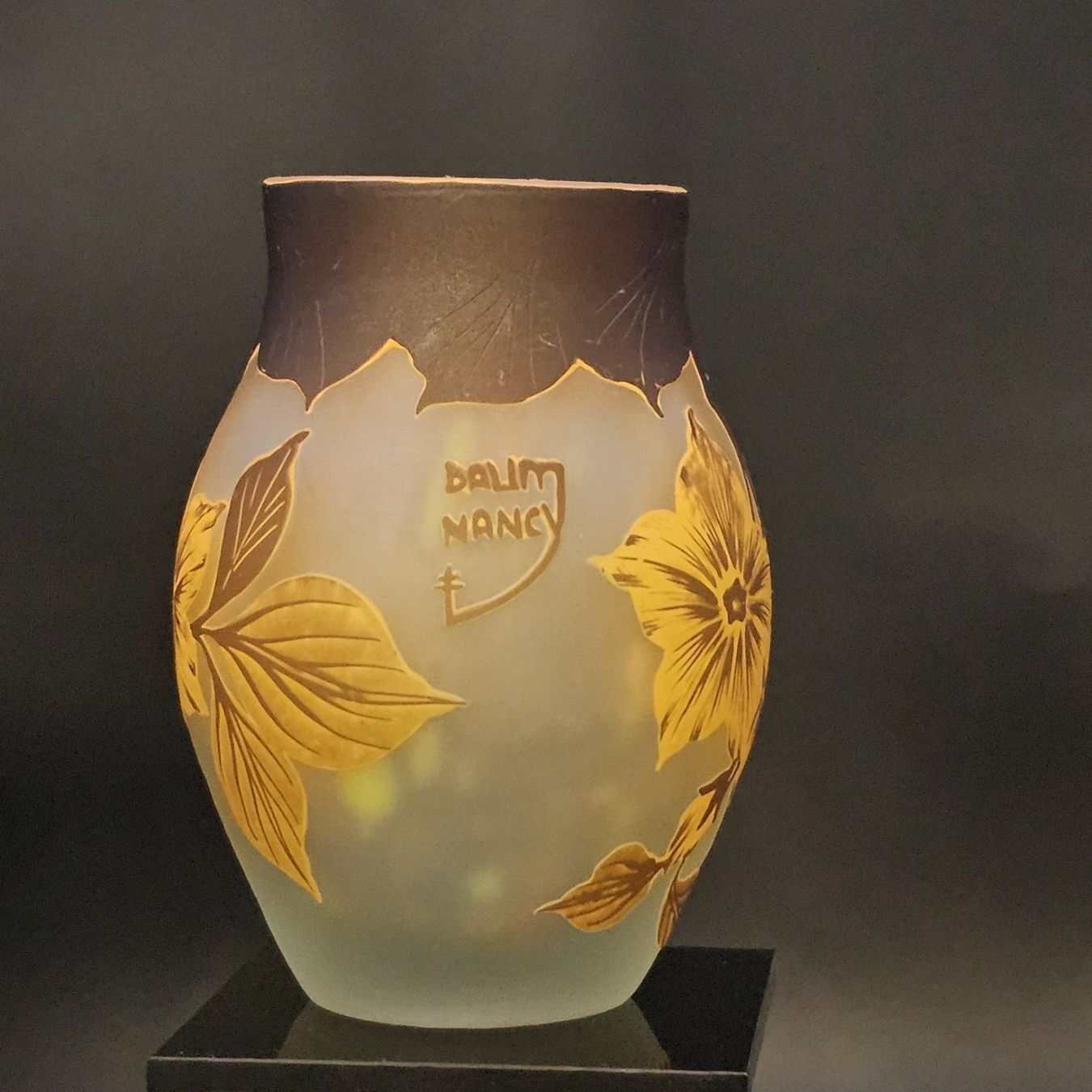 Daum Vasen & Gefässe: Daum Nancy Flowers Acid Etched Cameo – Gebraucht aus Bruettisellen von Collector_Store 5