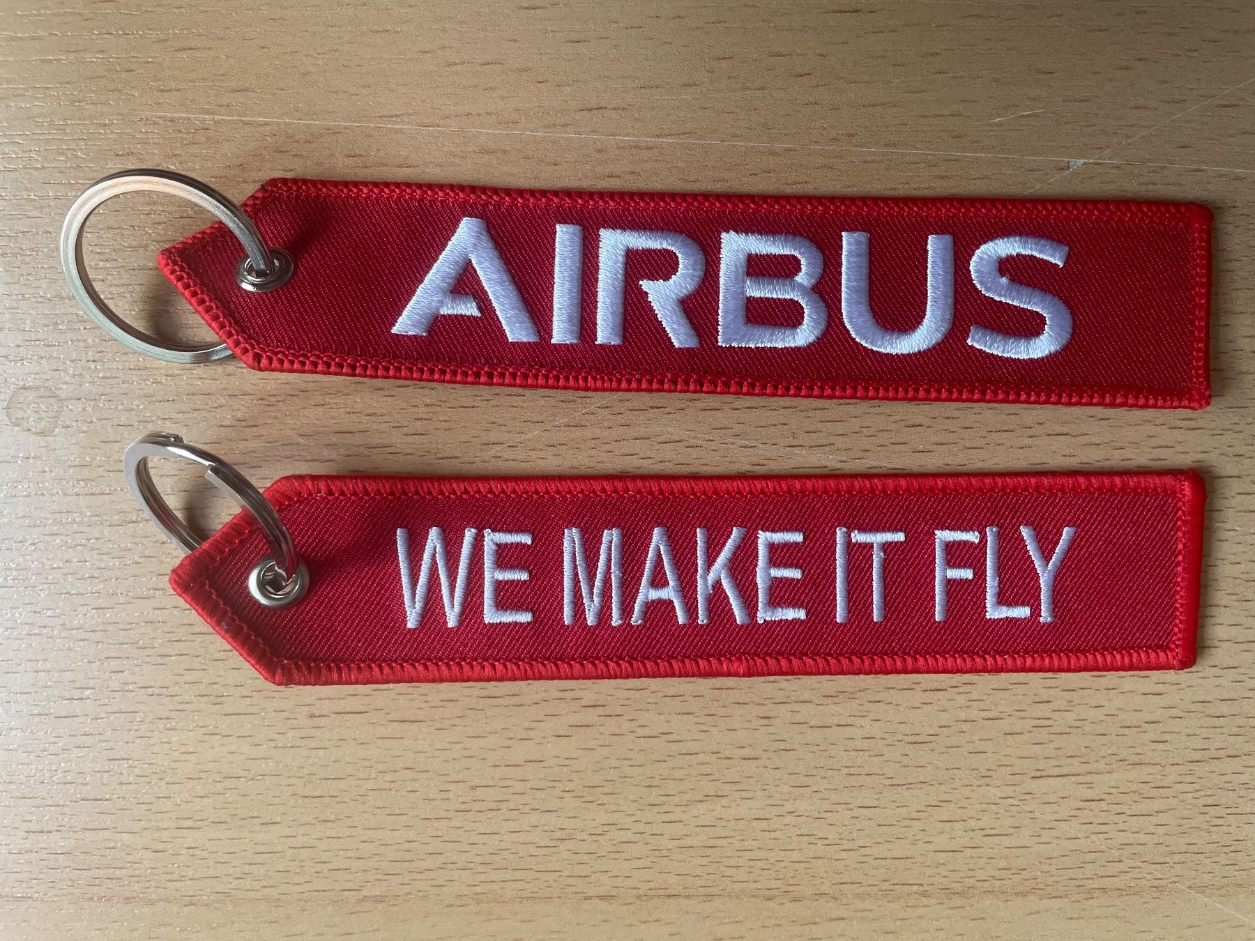 Portachiavi: 1 Schlüsselanhänger AIRBUS we make it fly – Nuovo e nell'imballaggio originale da Hochfelden venduto da aviatikboerse_top