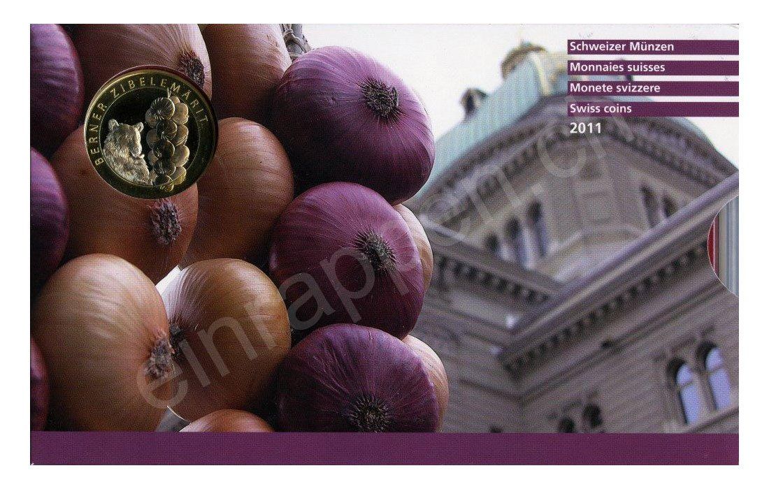 Tutti le monete: SET de monnaie suisse de 2011 non circulé FDC – Nuovo e nell'imballaggio originale da Fribourg venduto da Kiki020 2