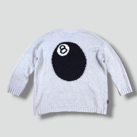 Stüssy 8 Ball knitted oversized sweatshirt