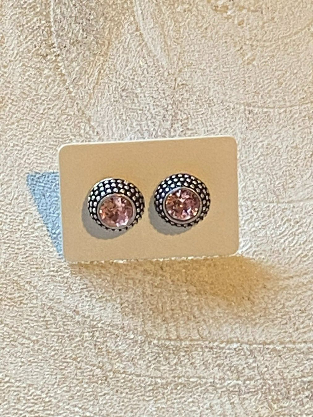 Orecchini pendenti & Orecchini a lobo: OHRSTECKER SWAROVSKI CRYSTALS,ROSA – Nuovo e nell'imballaggio originale da Meienried venduto da ManuelaBoutique 1