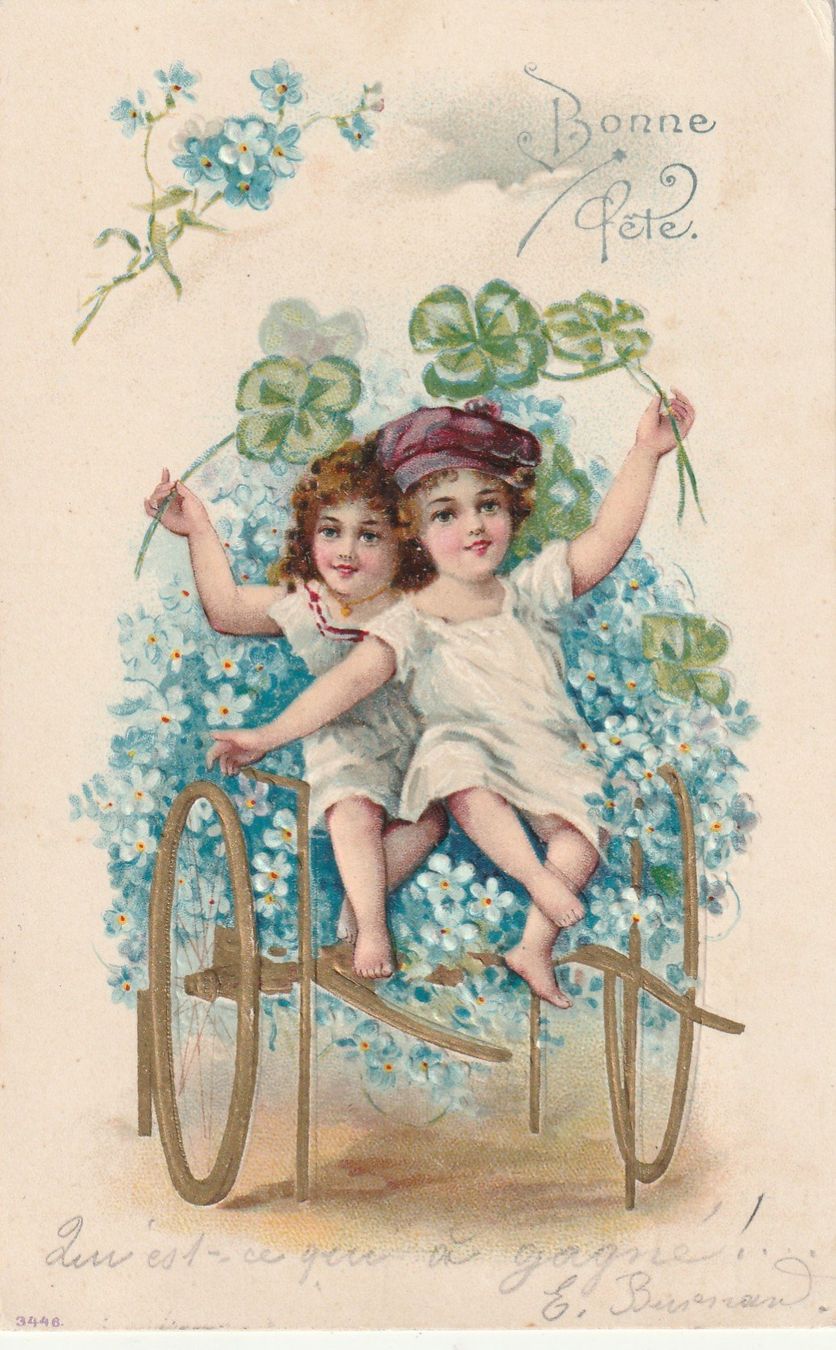 Cartoline postali: Bonne Fete mit Kinder – Usato da Rorschacherberg venduto da fratovi2