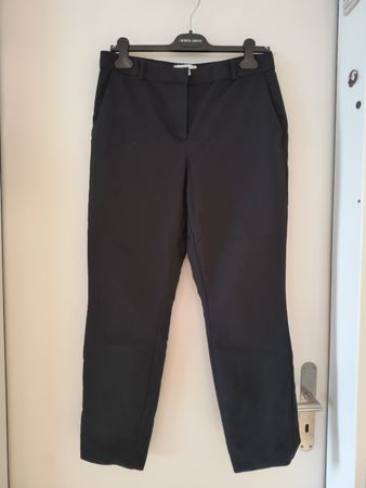 H&M Stoffhose, elegant, schwarz, Grösse 42, Top Zustand!