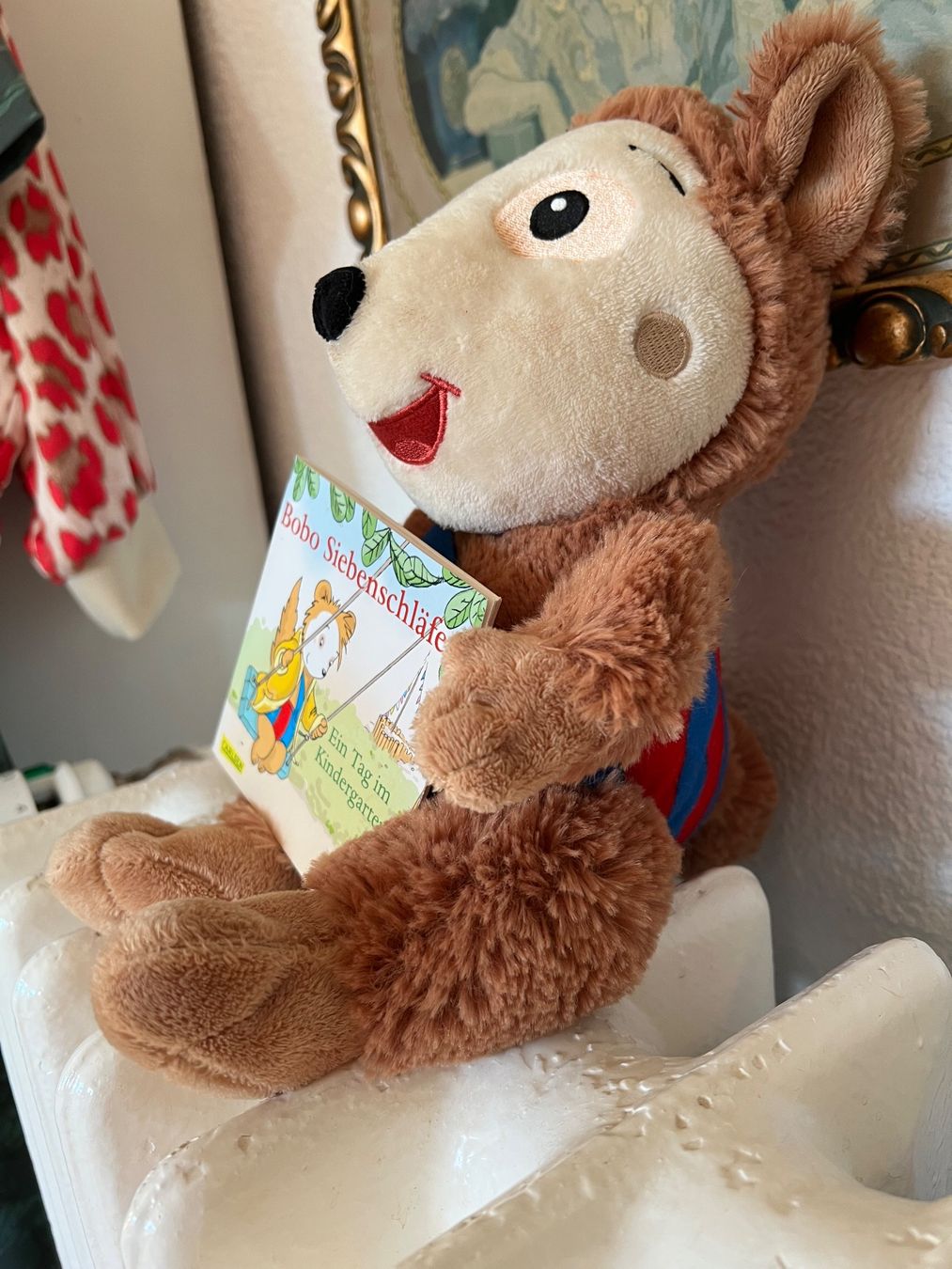 Giocattoli: Bobo Siebenschläfer Plüschtier mit Buch – Usato da Zürich venduto da Girasole232