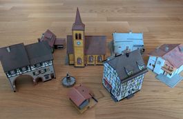 Modelleisenbahn Gebäude Set (H0)