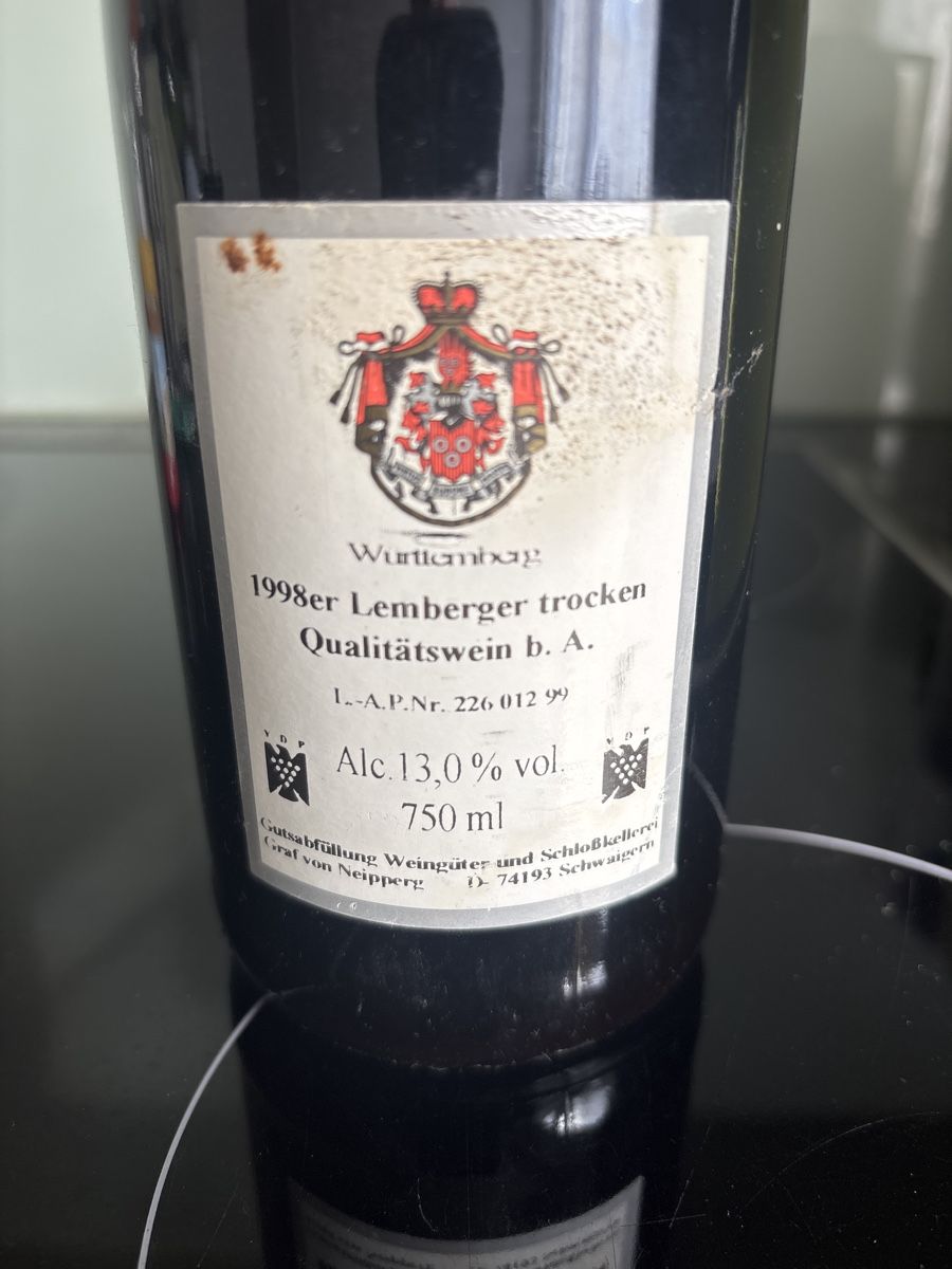 Vino: Rotwein 1998 – Nuovo (secondo la descrizione) da Altendorf venduto da mausi771 1