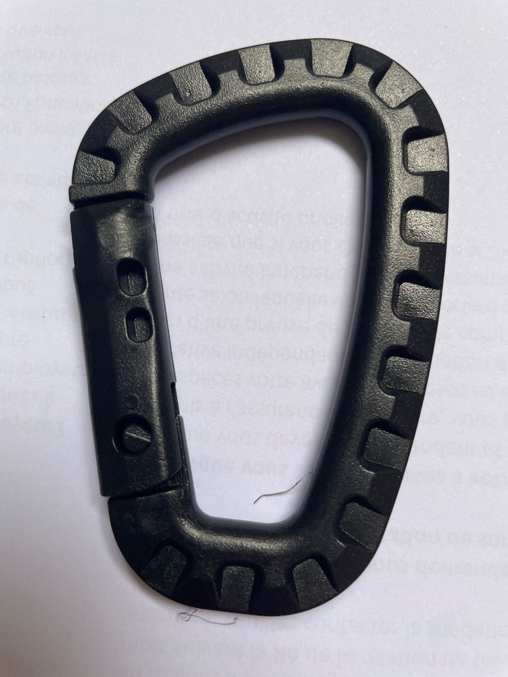 Kletterausrüstungen: Mousqueton Tactique noir – Neu (gemäss Beschreibung) aus Grandson von RioDeltaLima 2