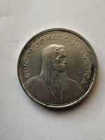 Pièce de 5 francs suisses 1969 B état de conservation