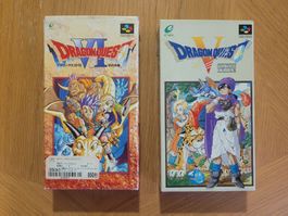 Dragon Quest V + Dragon Quest VI OVP SNES Super Famicom JP