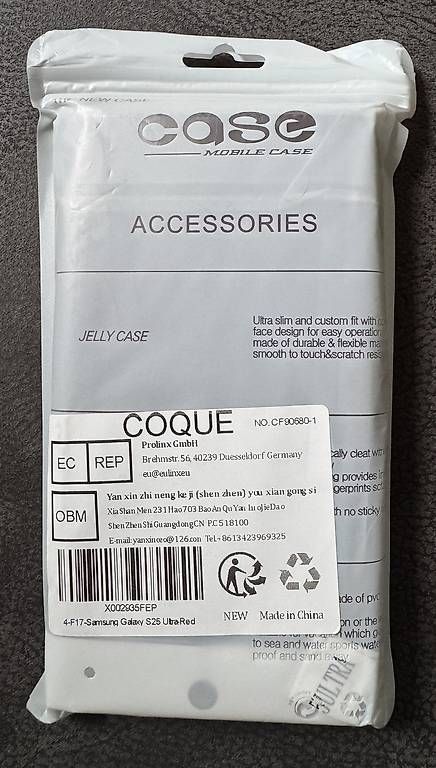Cover & Protezioni schermo: Samsung Galaxy S25 Jelly Case Bordeaux Rot – Usato da Bülach venduto da mic_c7qb 1