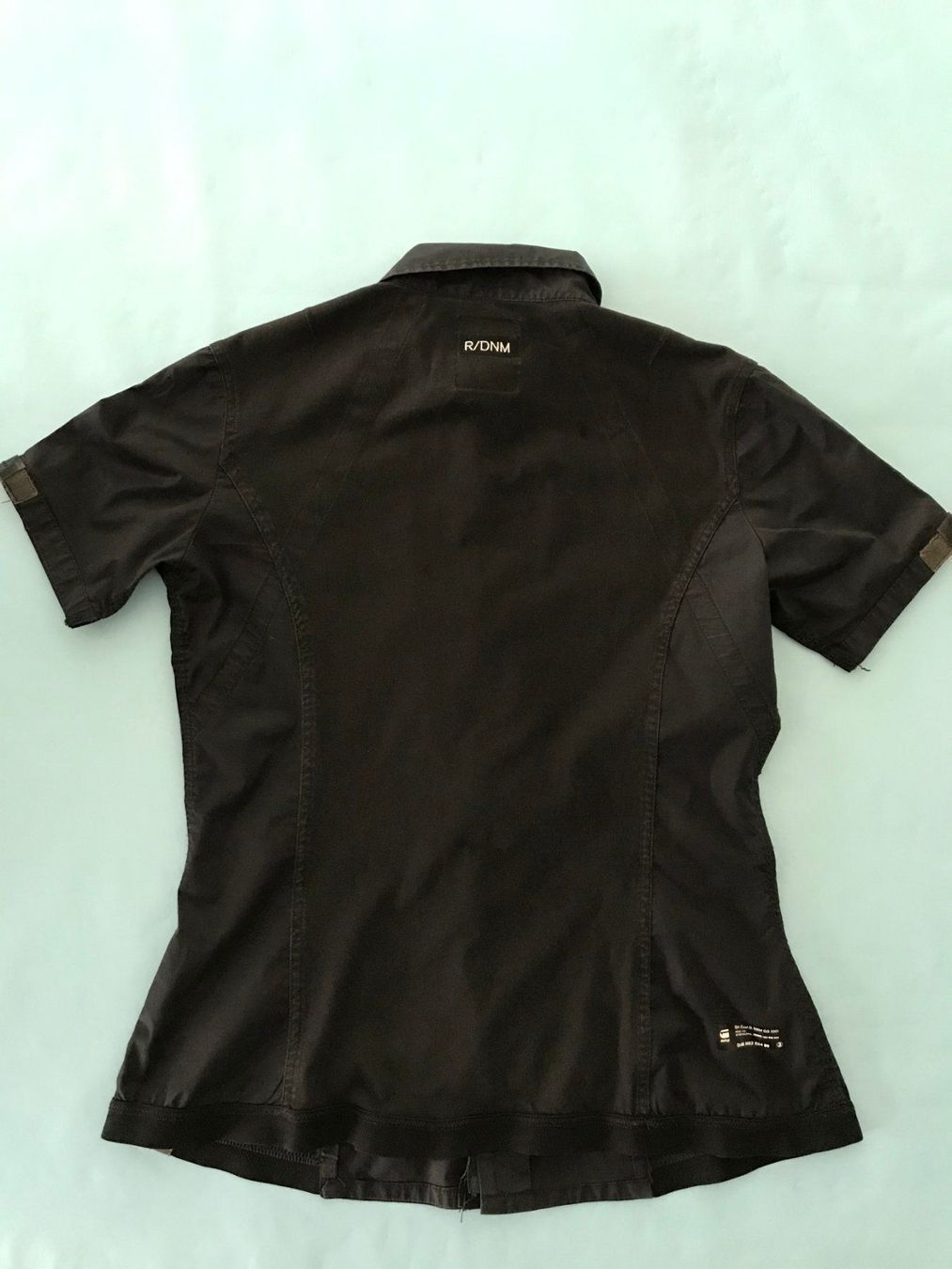 G-Star Camicette: G-Star Raw Damen Bluse dunkelblau – Usato da Langnau am Albis venduto da cre_tr6k 1