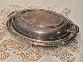 Vintage Servierplatte versilbert JD&S England