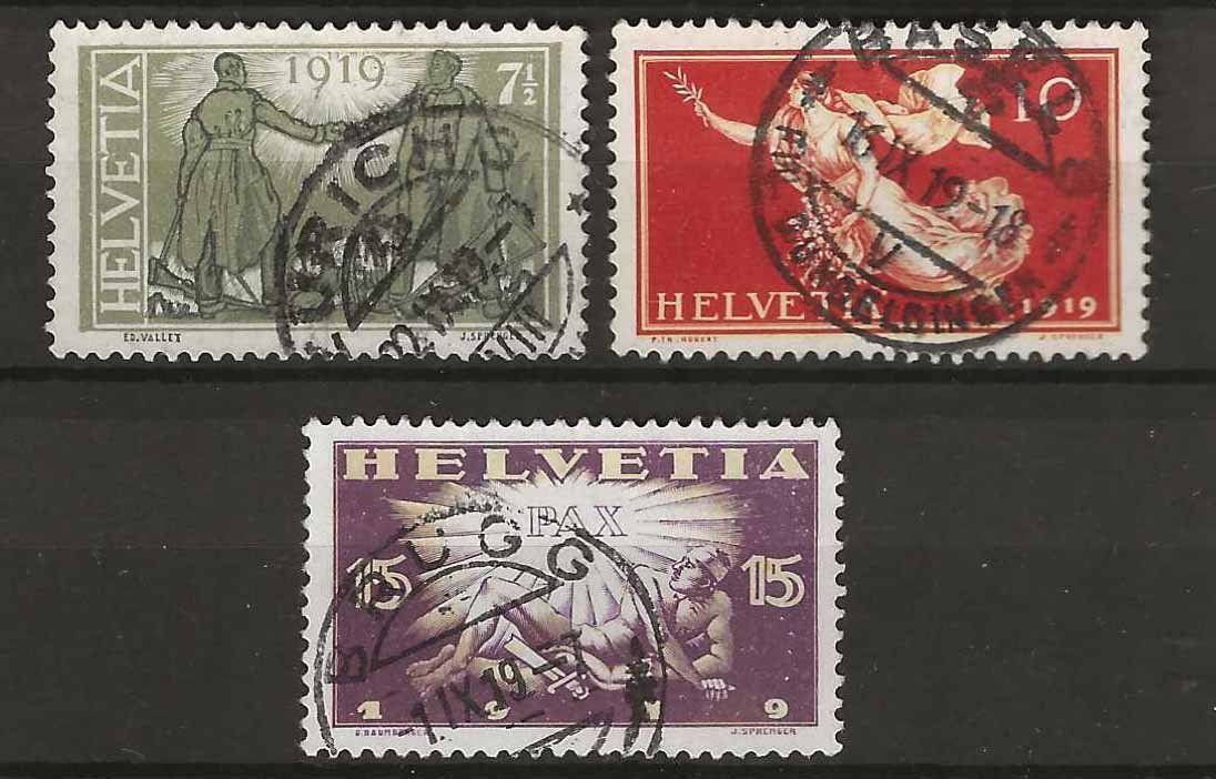 Tous les timbres: CH143 - Pax 1919 obl. – D'occasion à Trélex par Phil_Albert