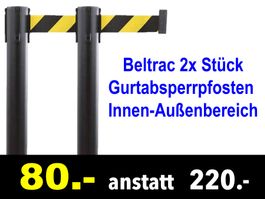 🔴 Gurtabsperrpfosten 2x Stück BELTRAC Classic /084X