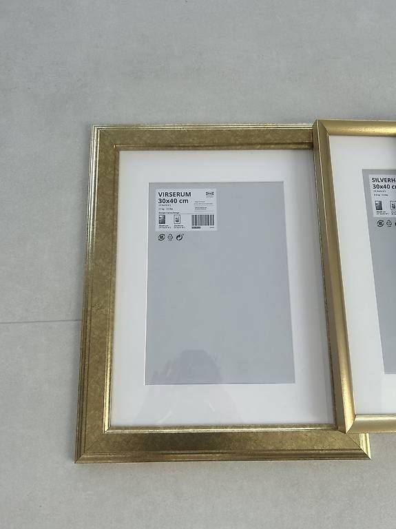Ikea Cadres de tableaux: Ikea Picture Frames - 3x, gold color – D'occasion à Thalwil par pal_x28f 1