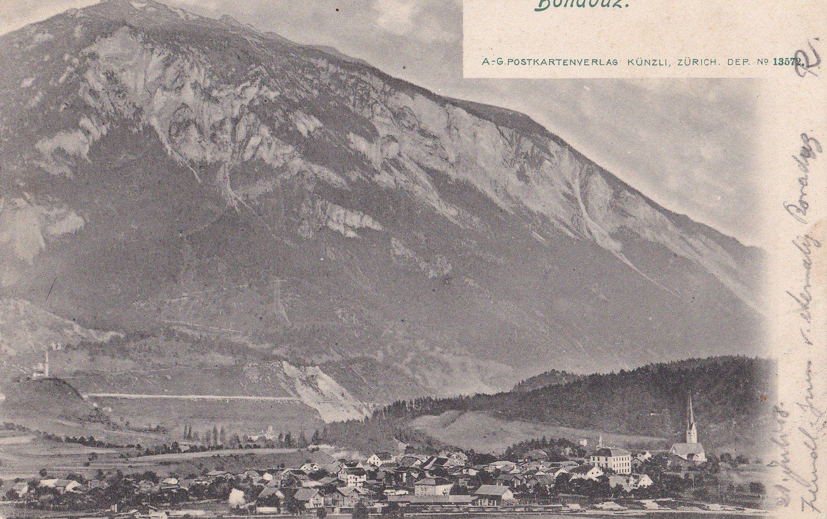Cartoline postali: Bonaduz Dorfansicht – Usato da Olten venduto da clotaldi