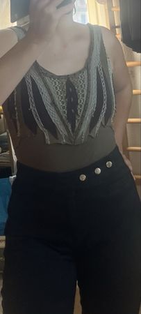 Goa Boho Festival Elfen Top Fraggle Tribe XS/S