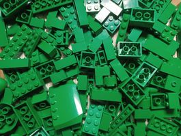 LEGO 150 verschiedene grüne Teile -H88