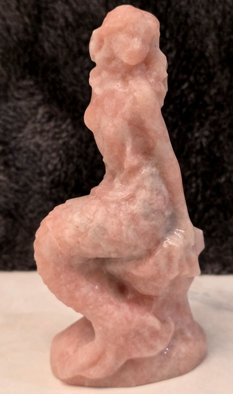 Mineralien & Heilsteine: Pink Opal Meerjungfrau D 130g – Neu und originalverpackt aus Matzingen von Shay_Crystalz