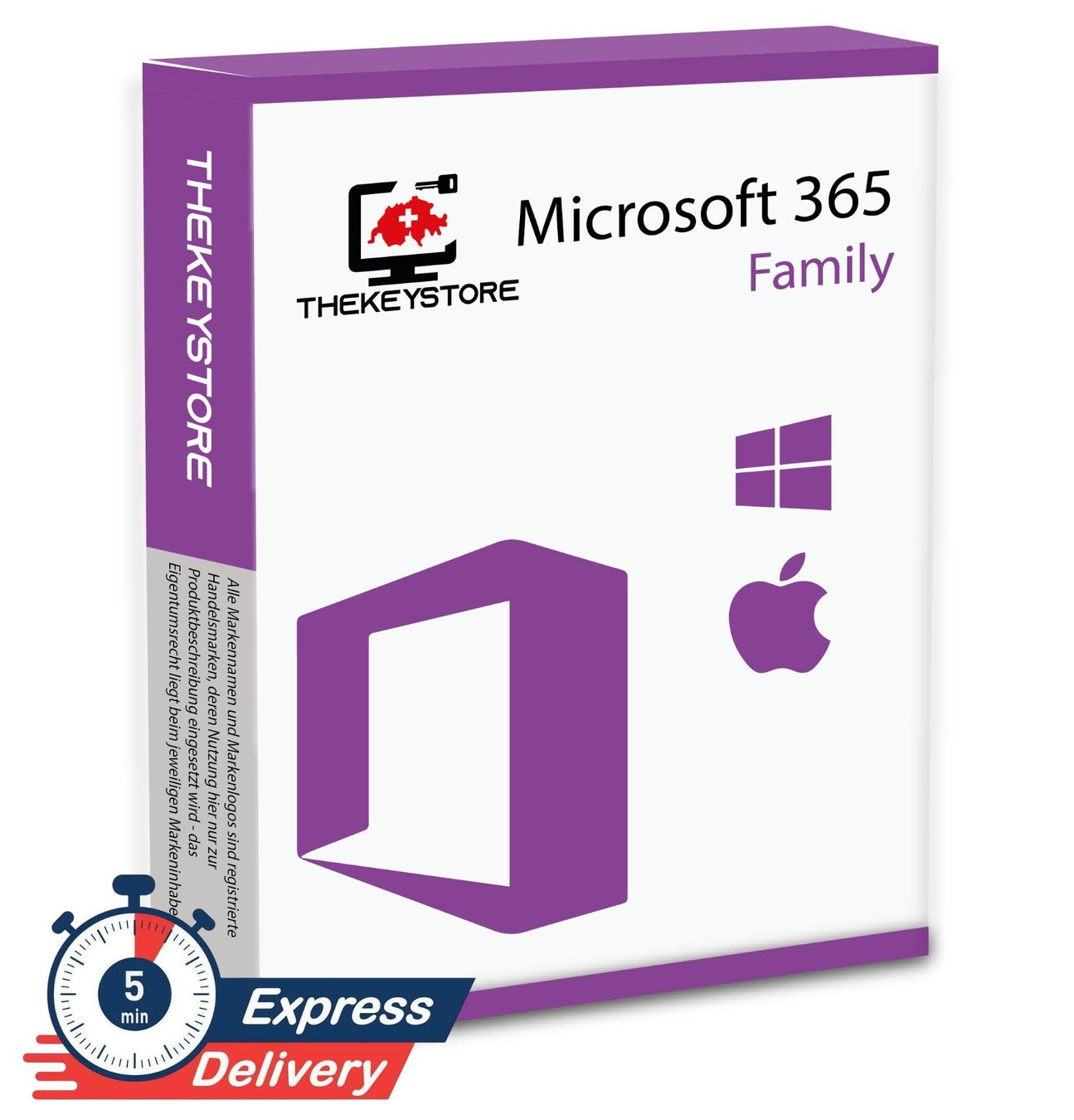 Microsoft Software: Microsoft Office 365 Family – Usato da Luzern venduto da TheKeyStoreSchweiz
