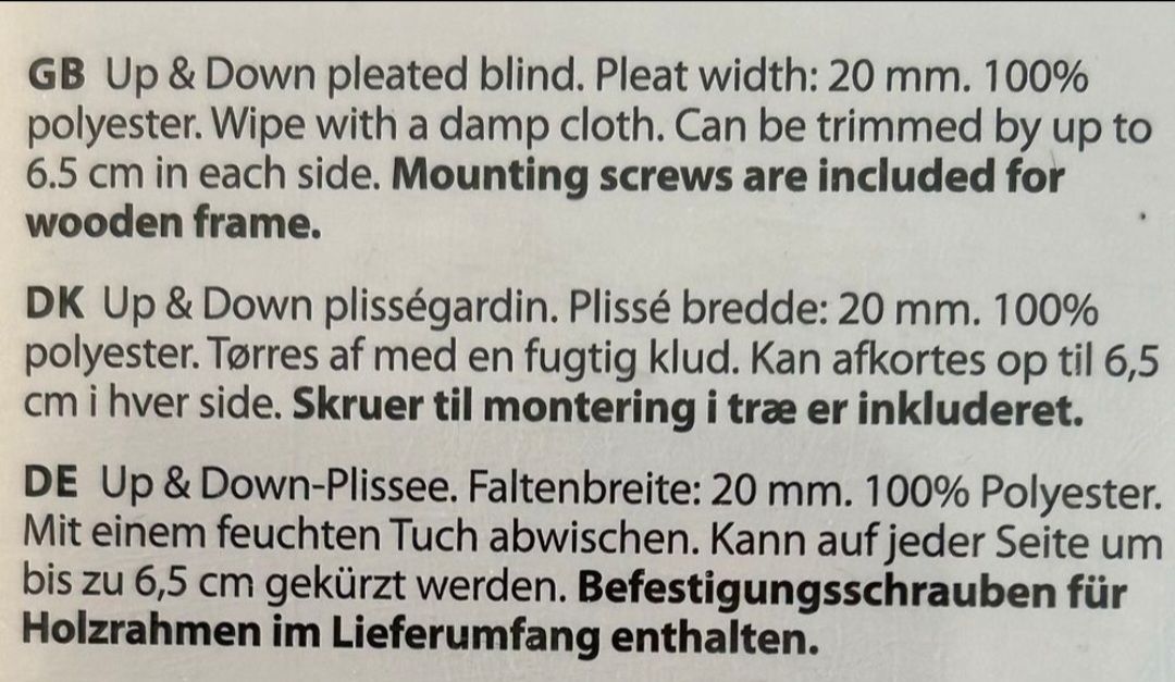 Vorhänge: Plissee Rollo – Neu und originalverpackt aus Frauenfeld von berk39 4
