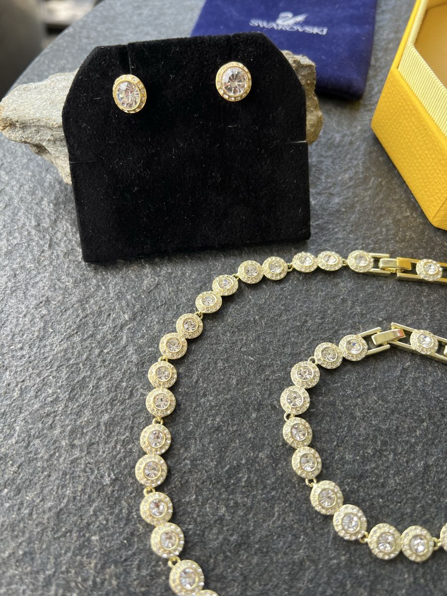 Swarovski Ketten: Swarovski Collier , Armband & Ohrstecker🔥🔥🔥🔥 – Neu (gemäss Beschreibung) aus Döttingen von Steinklopferin 3