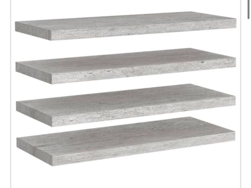 Vidaxl Scaffali: 4 Wandregale, Stein-Optik, originalverpackt – Nuovo e nell'imballaggio originale da Lützelflüh-Goldbach venduto da suleikia