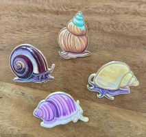 4x Pin Schnecken