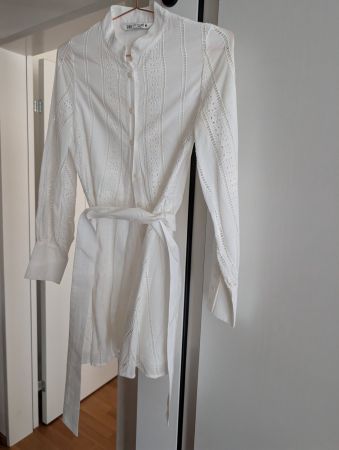 Kleid weiss Zara Grösse XS Damen Sommer