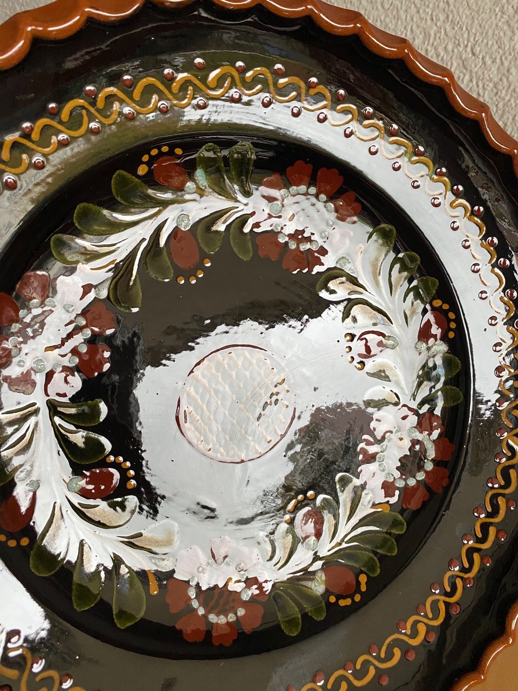 Piatti di portata: Grosse getöpferte Schale/Platte – Usato da Schwarzenburg venduto da Michellu 5
