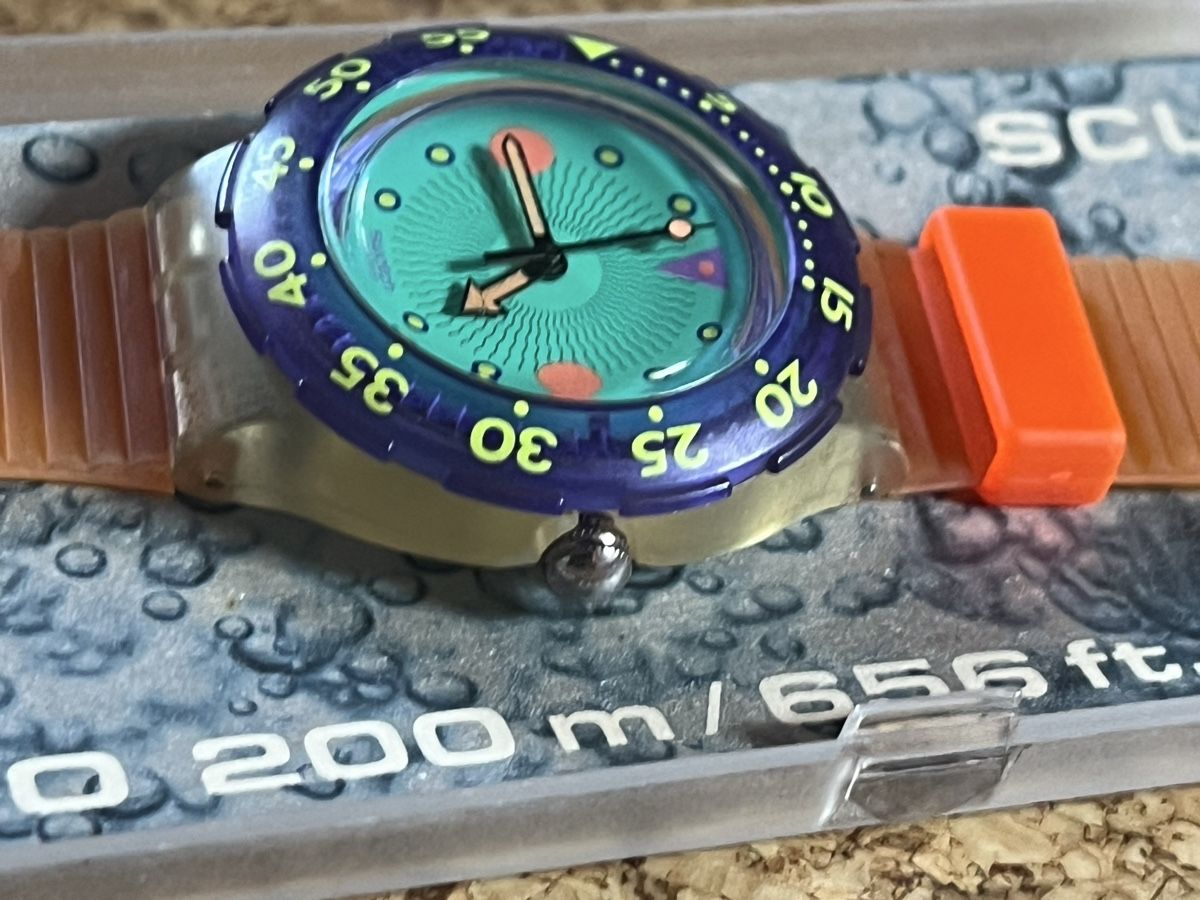Swatch Montres: Swatch Scuba Diving Uhr Türkis  – D'occasion à Basel par bellespirit 4