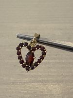 Vintage Herz-Anhänger aus 800er Silber ❤️🌸❤️🌸