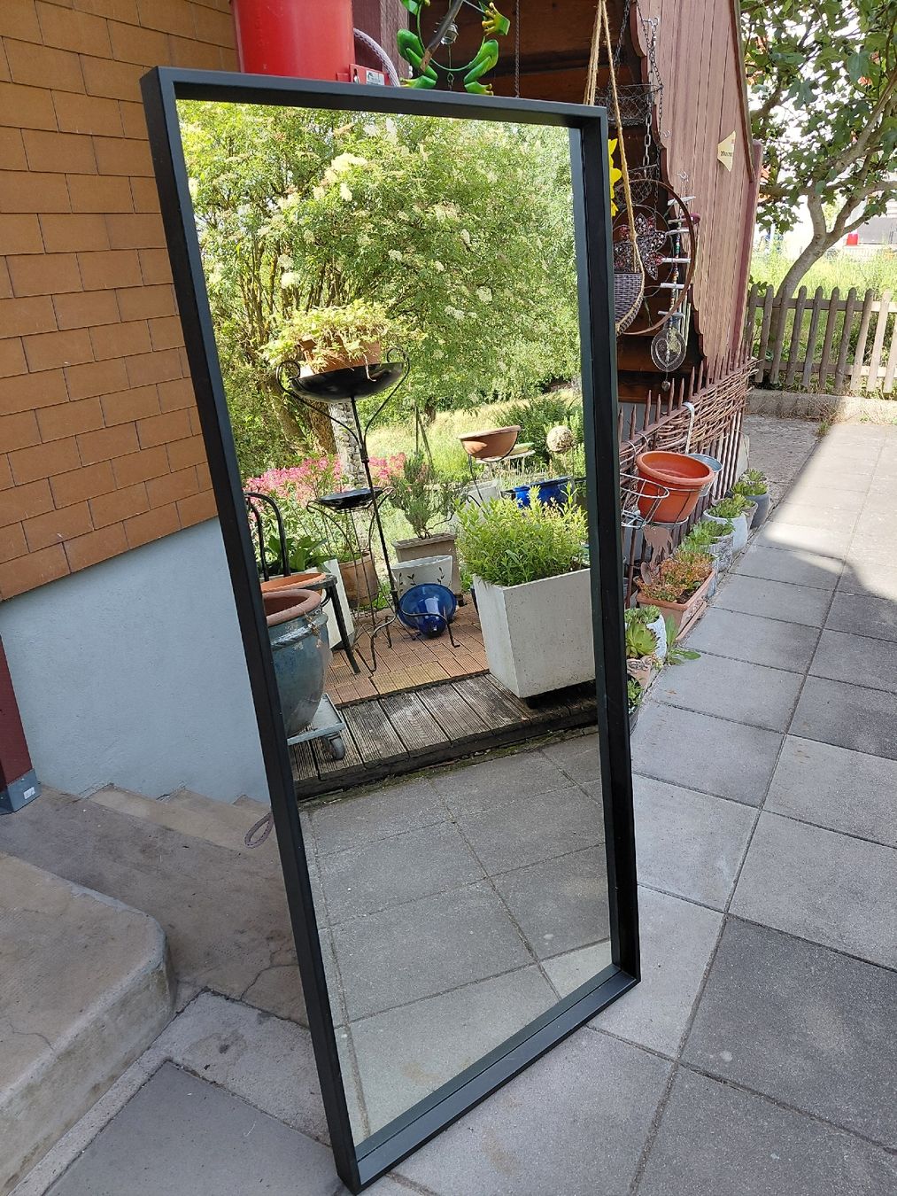 Specchi: Spiegel mit schwarzen rahmen 66x1.50m – Usato da zuchwil venduto da parson65