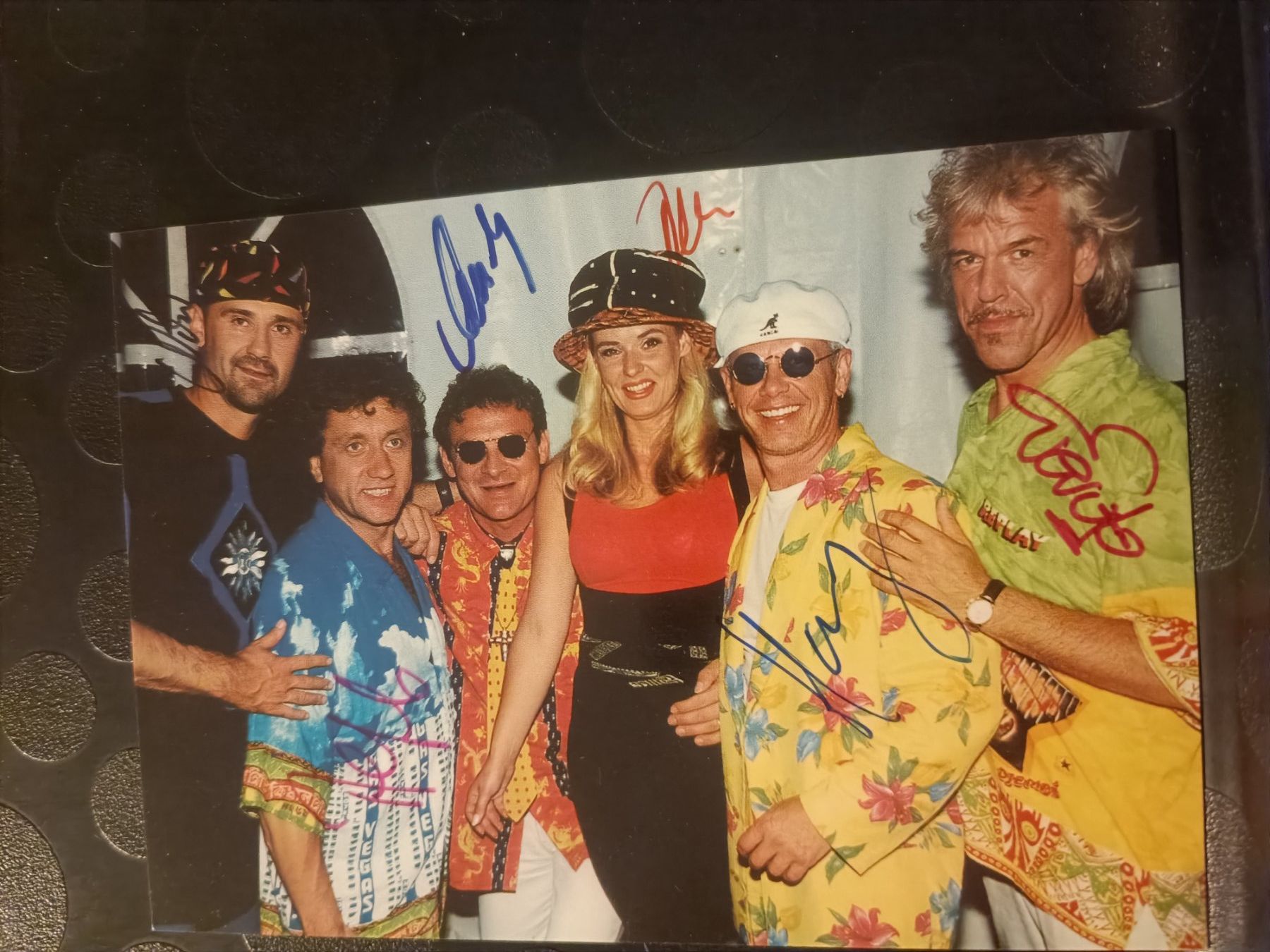 Autogramme: Saragossa Band - signierte Autogrammkarte – Gebraucht aus Menziken von Artographs