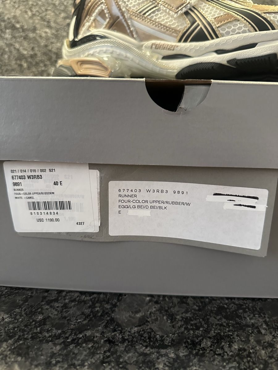 Balenciaga Scarpe da uomo: Balenciaga Runner Sneaker – Nuovo (secondo la descrizione) da Widnau venduto da ces_d8xn 2